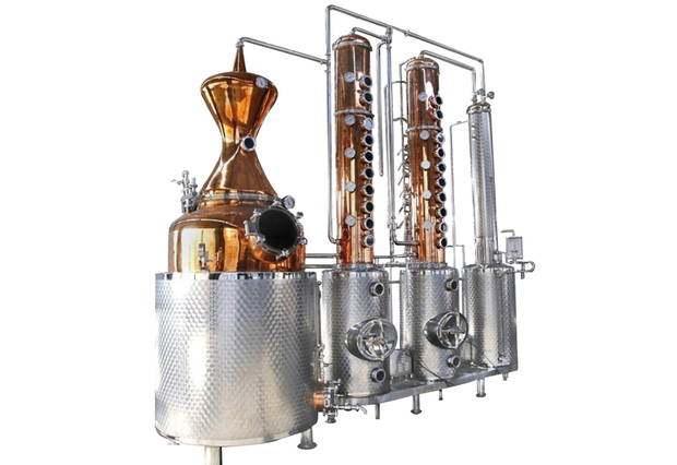 1500L Whiskey Copper Distillery Equipment