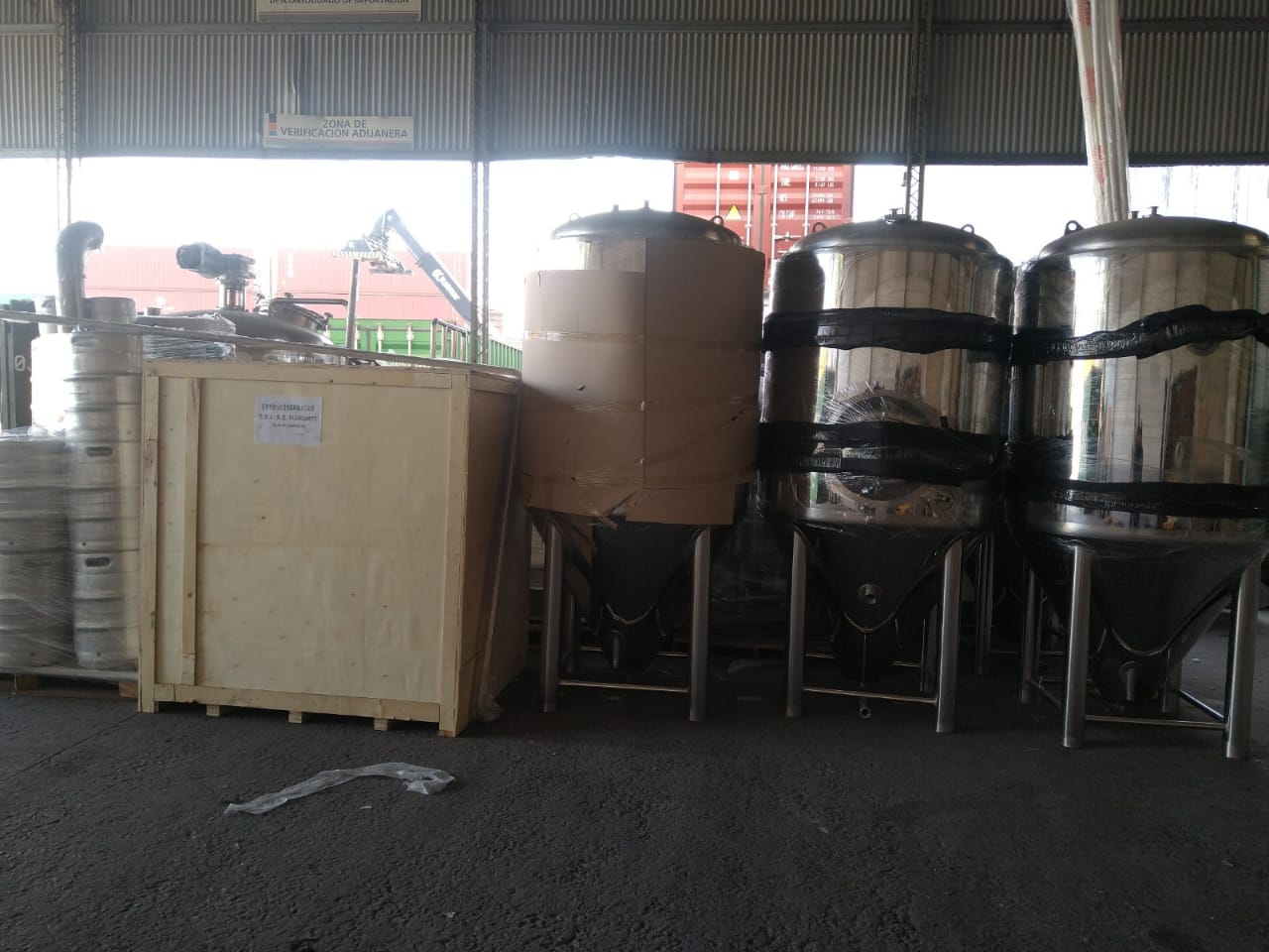 1000L Beer Brewing Equipment Arrived Argentina
