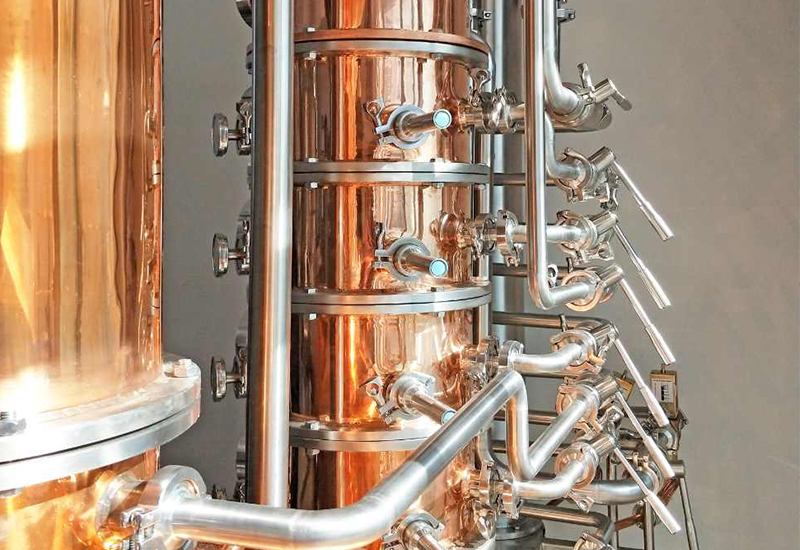 500L Vodka Whiskey Copper Moonshine Distiller 