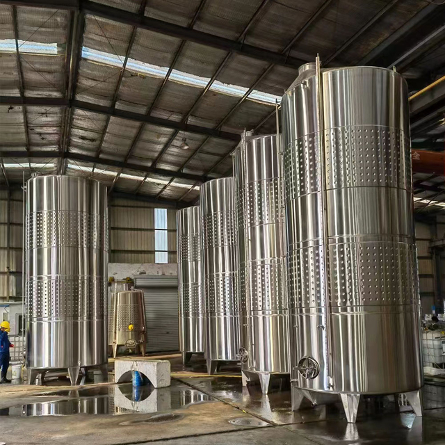 Stainless Steel Jacketed Apple Cider Fermentation Tanks