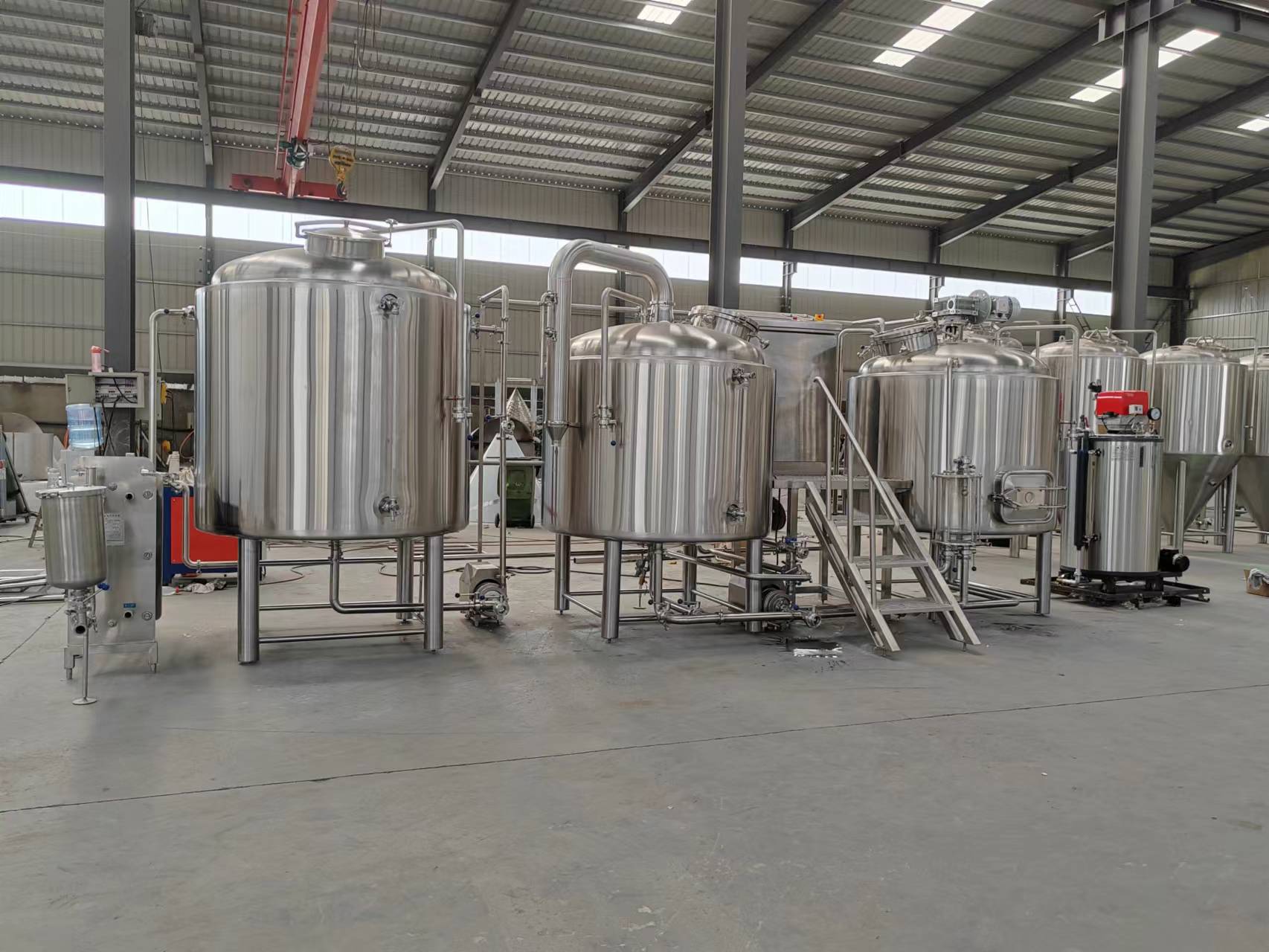 Korea 1000L Beer Brewery Equipment Prepare for shipping