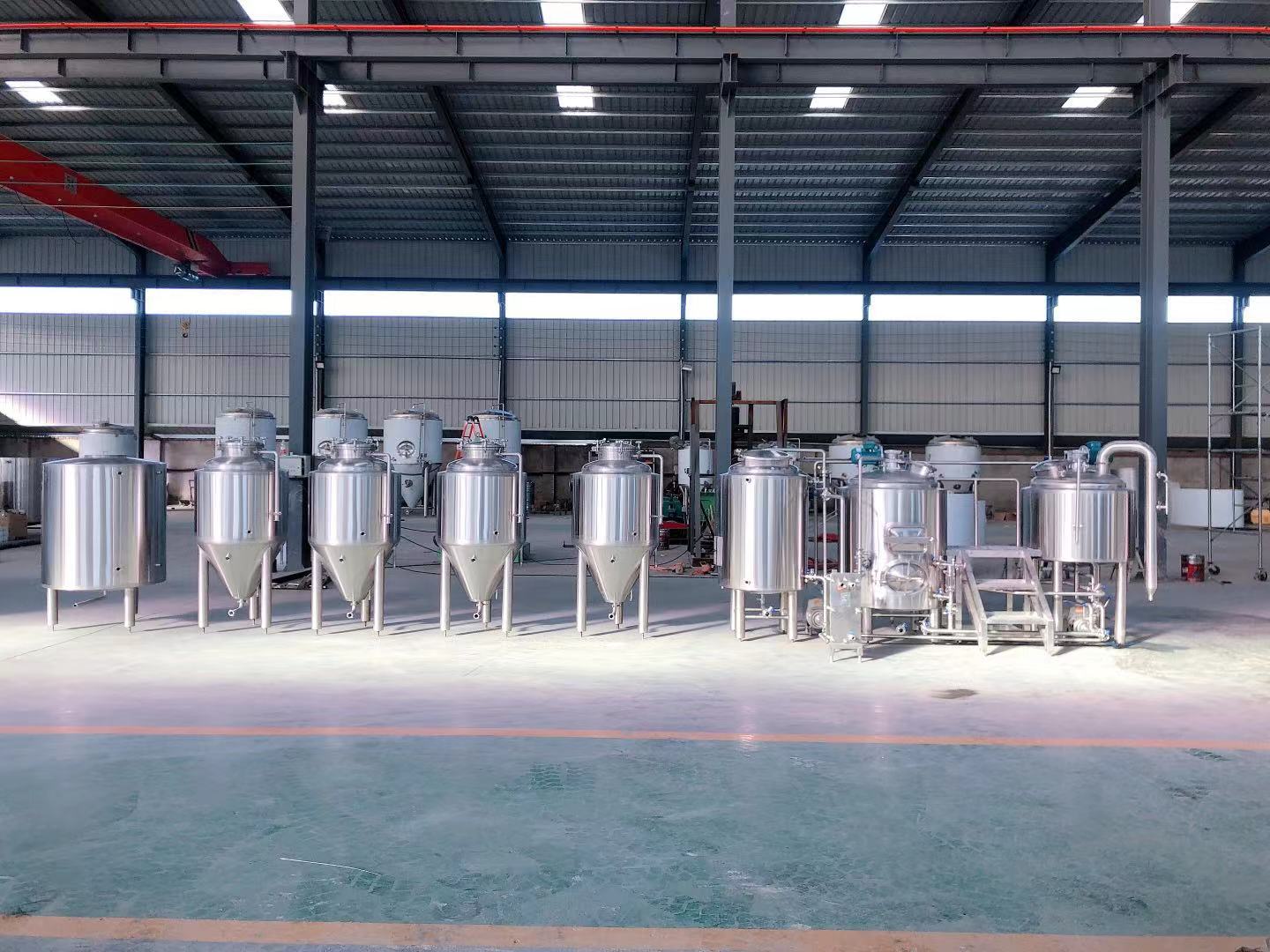 200L beer brewing equipment for Germany client