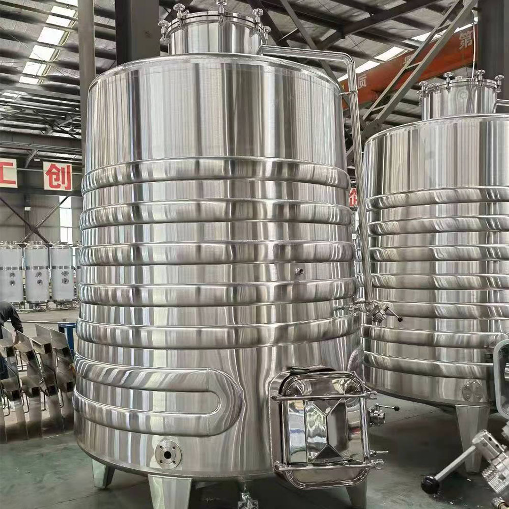 Sloped Bottom Wine Fermentation Tank for Winery Storage